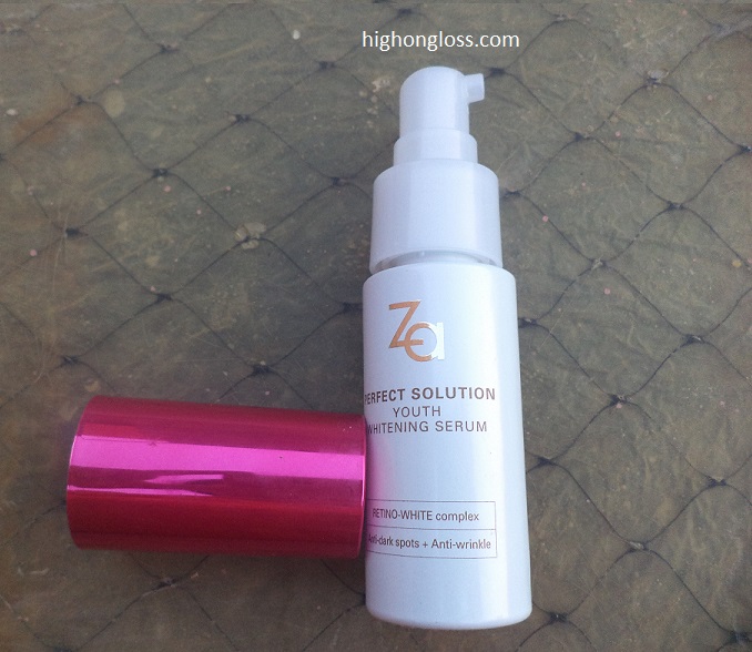 Za Perfect Solution Youth Whitening Sserum- Packaging