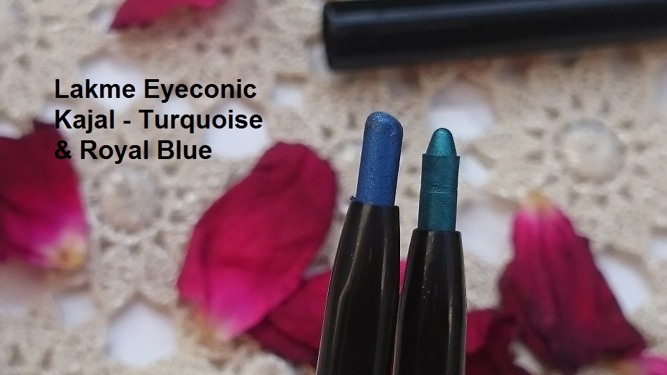 Lakme Eyeconic Kajal - Turquoise & Royal Blue 2