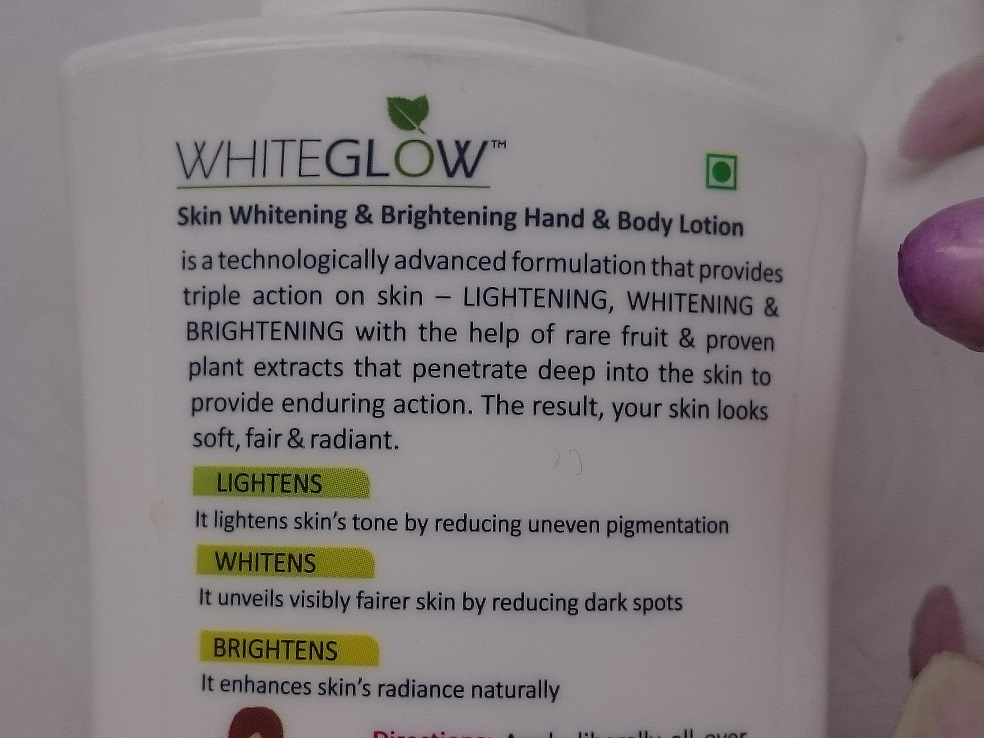 lotus herbals whiteglow skin whitening and britening hand and body lotion 6