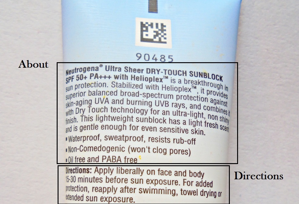 about Neutrogena Ultra Sheer Dry-touch Sunblock SPF 50+ PA+++
