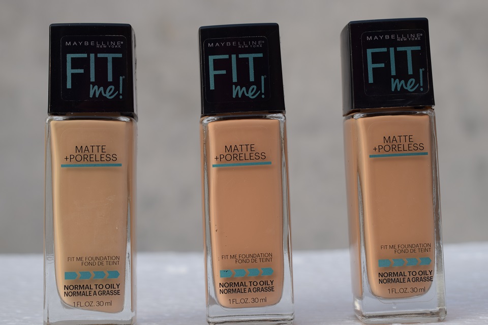 maybelline fit foundation 310 , 230, 128 (2)