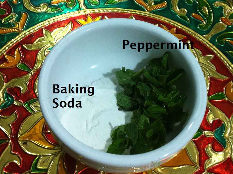 Peppermint Baking Soda Bath