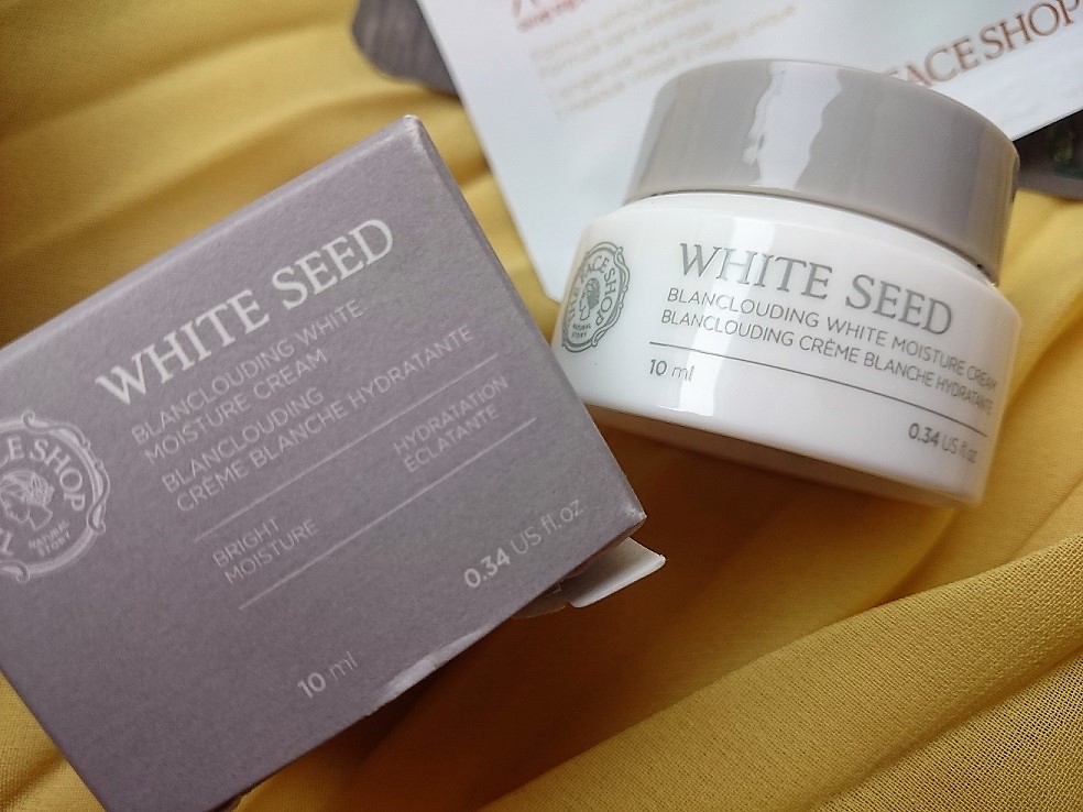 the face shop white seed moisturising cream