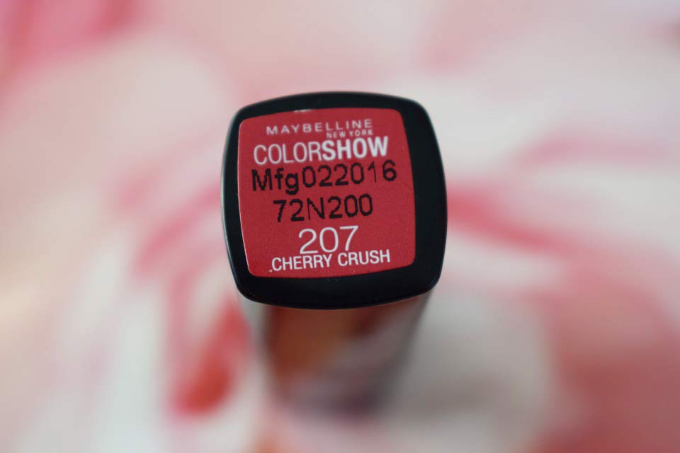Maybelline Colorshow Intense Lipcolor Cherry Crush 207
