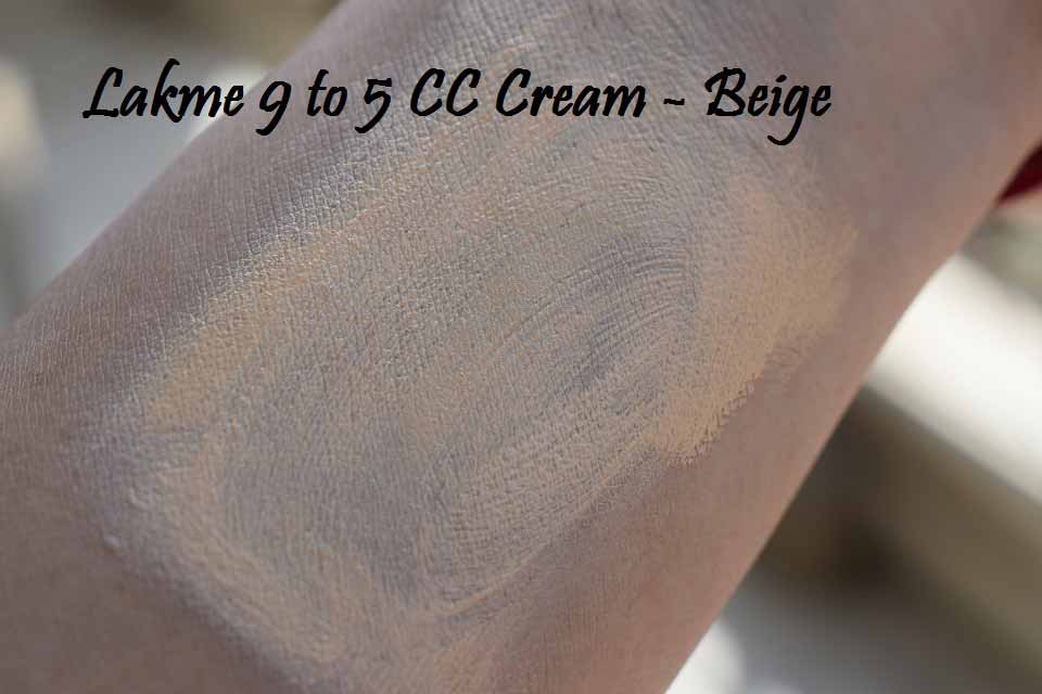 Lakme 9 to 5 CC Cream Beige Blended