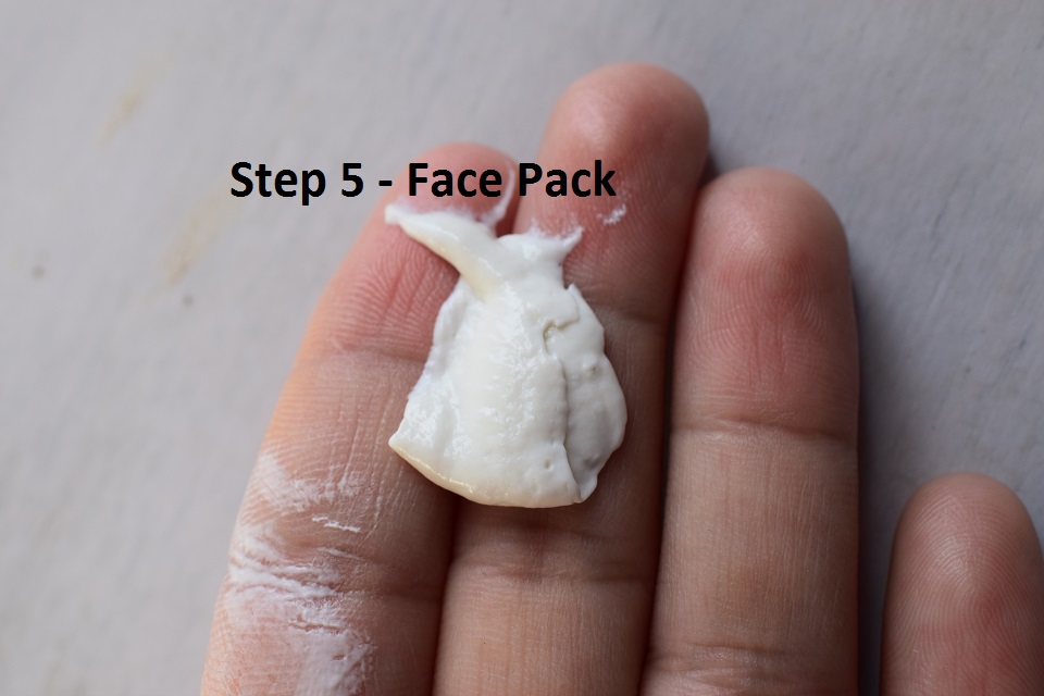 Step 5 Face PAck