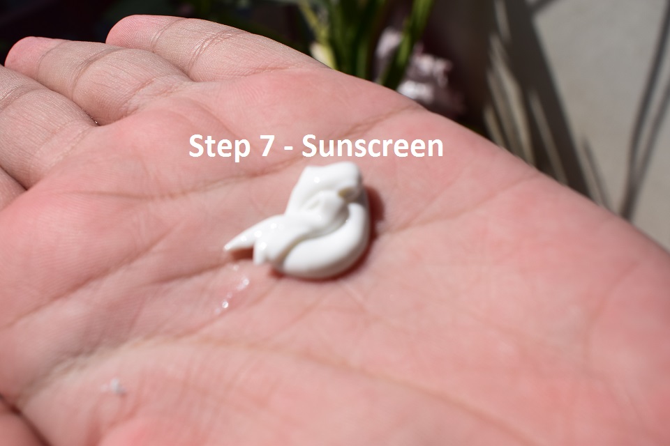Step 7 - Sunscreen
