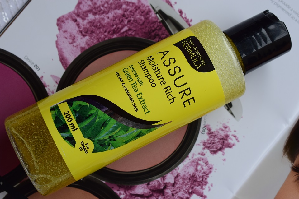 ASSURE Moisture Rich Shampoo With Green Tea Extract  Review  High On Gloss