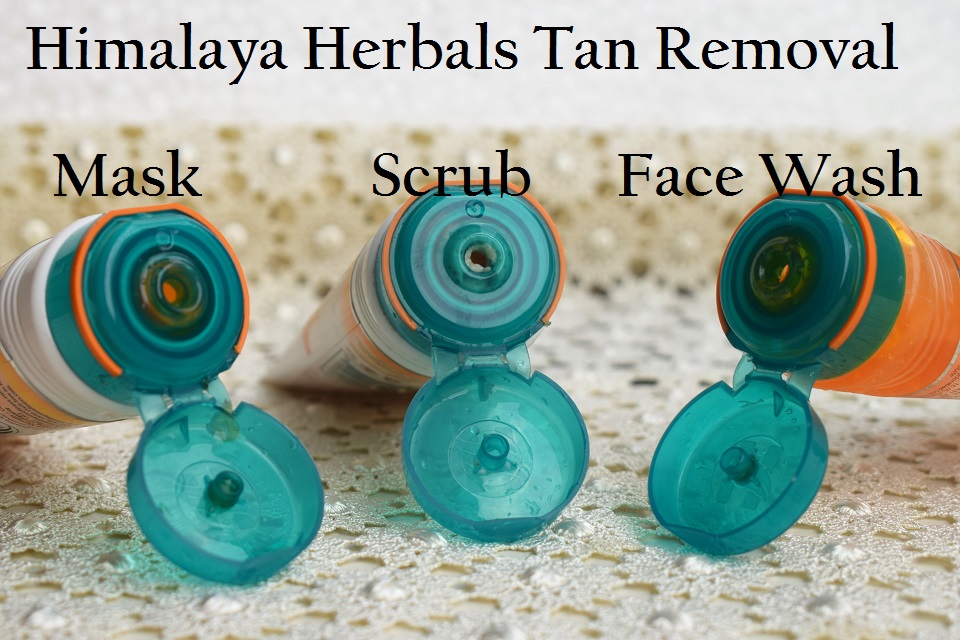 Himalaya Herbals Tan Removal Orange Face Wash, Scrub, Peel Off Mask - Packaging