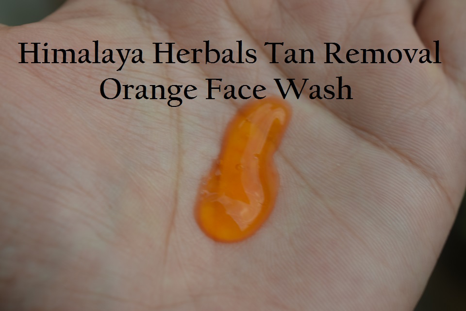 Himalaya Herbals Tan Removal Orange Face Wash Swatch