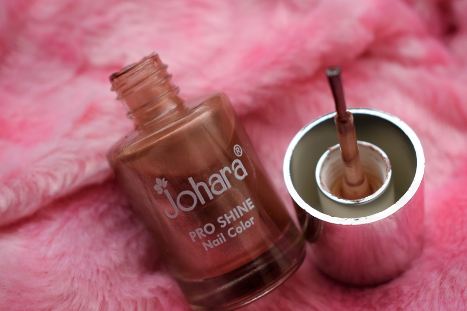 Johara Pro Shine Nail Color Toffee Brown (2)