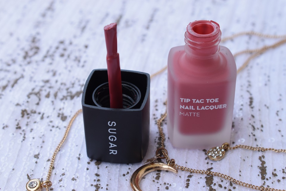 SUGAR Tic Tac Toe Nail Lacquer Matte Holy GoLightly 036 : Swatches & Review  - High On Gloss