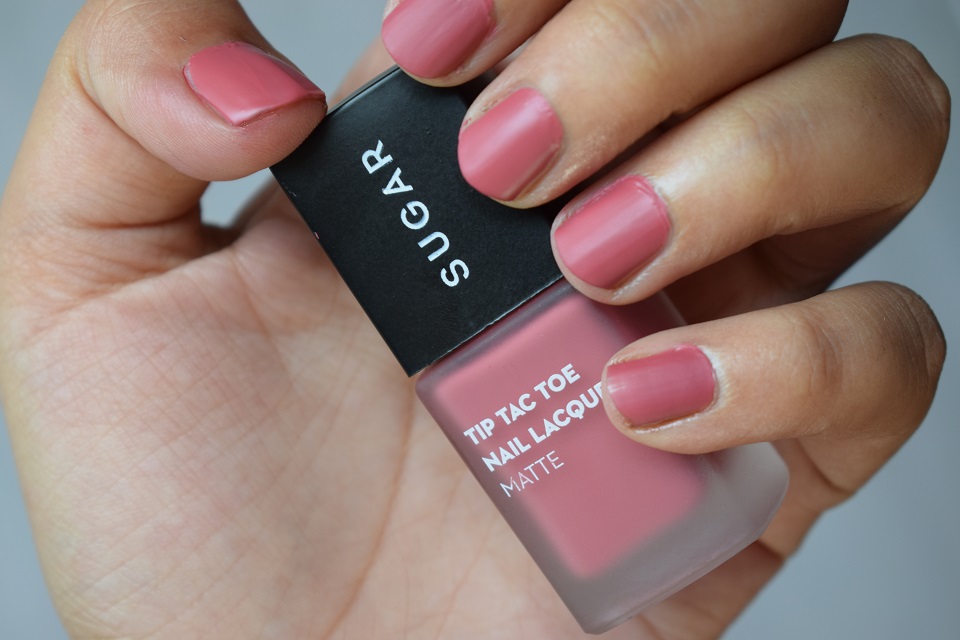 SUGAR Tic Tac Toe Nail Lacquer Matte Holy GoLightly 036 : Swatches & Review  - High On Gloss