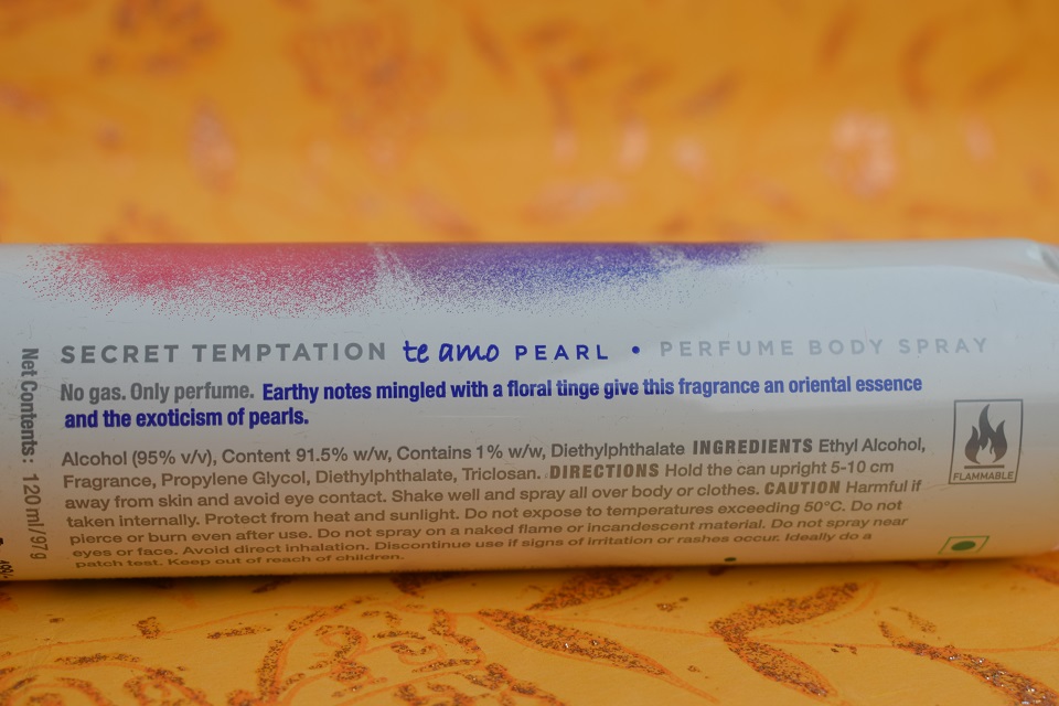 Secret Temptation te amo Pearl Perfume Body Spray (4)