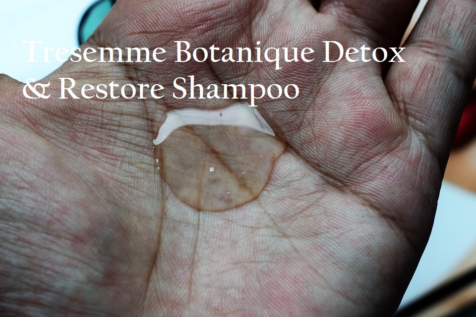 Tresemme Botanique Detox & Restore Shampoo Swatch