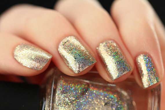 Glittery Nails