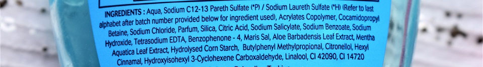 palmolive body wash thermal spa ingredients