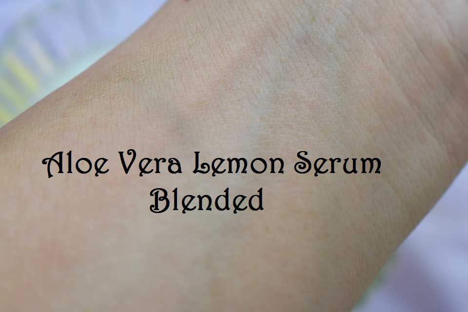 Aloe Vera Lemon Serum - Blended