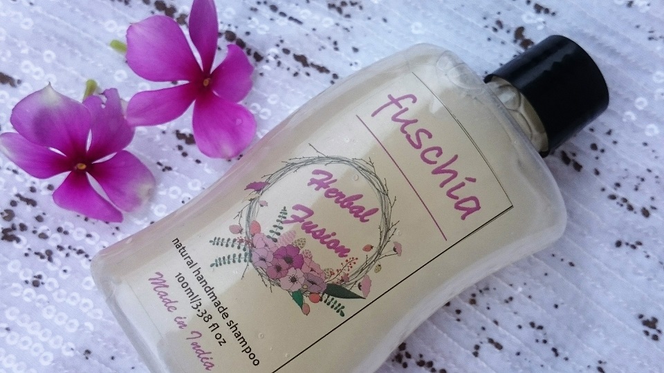 Fuschia Herbal Fusion Handmade Shampoo  (4)