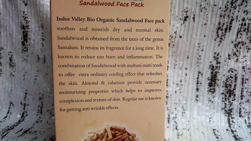 Indus Valley Bio Organic Sandalwood Face Pack (4)