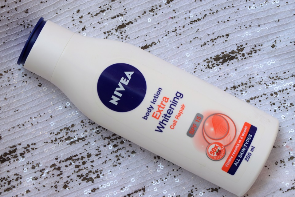 Nivea Extra Whitening Cell Repair Body Lotion SPF 15
