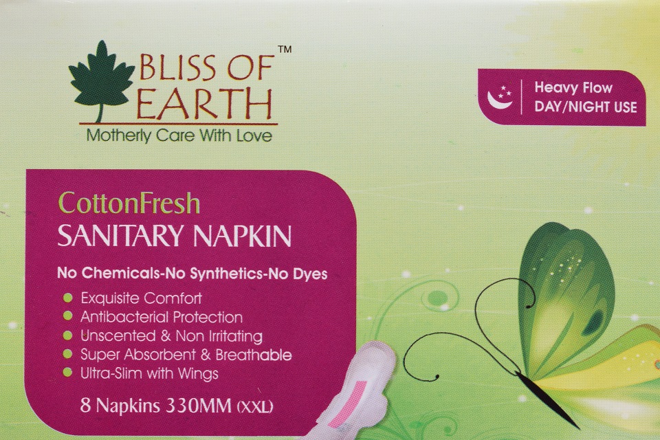 Bliss Of Earth CottonFresh Sanitary Napkin (2)