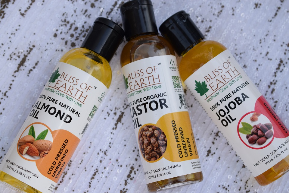 Bliss Of Earth Organic Castor Oil - For Strong & Lustrous Hair