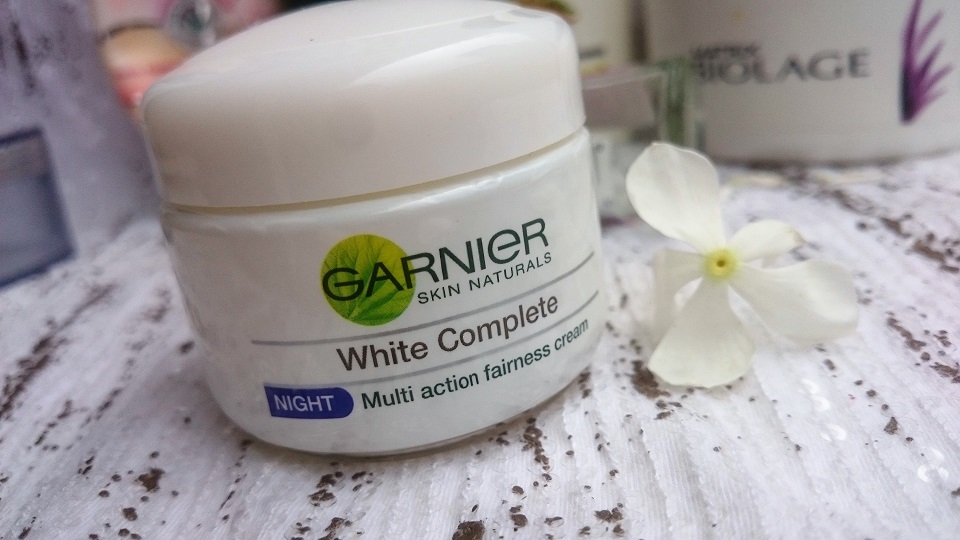 Empties June 2017 - Garnier White Night Cream
