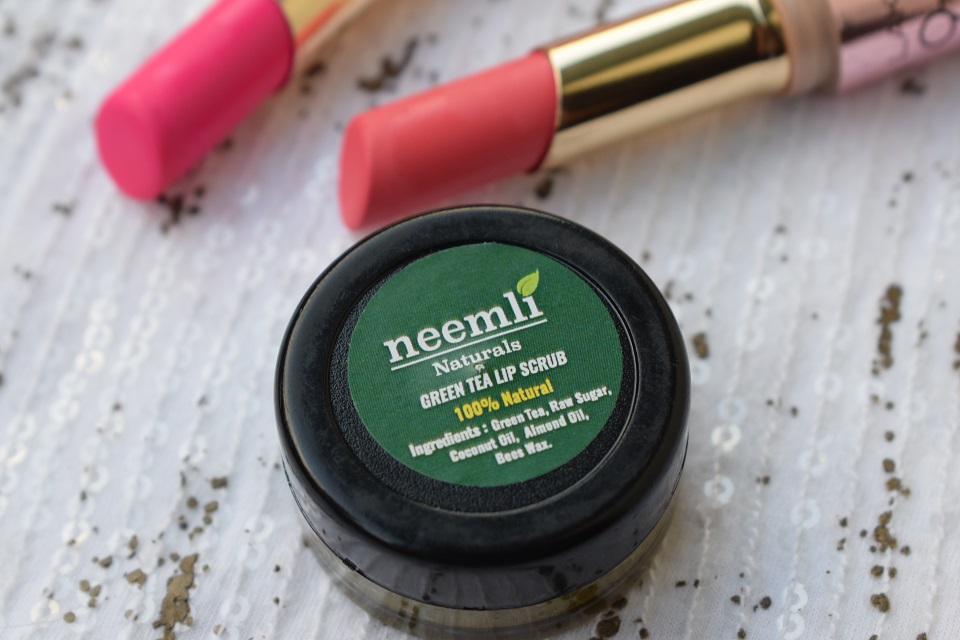 Neemli Naturals Green Tea Lip Scrub