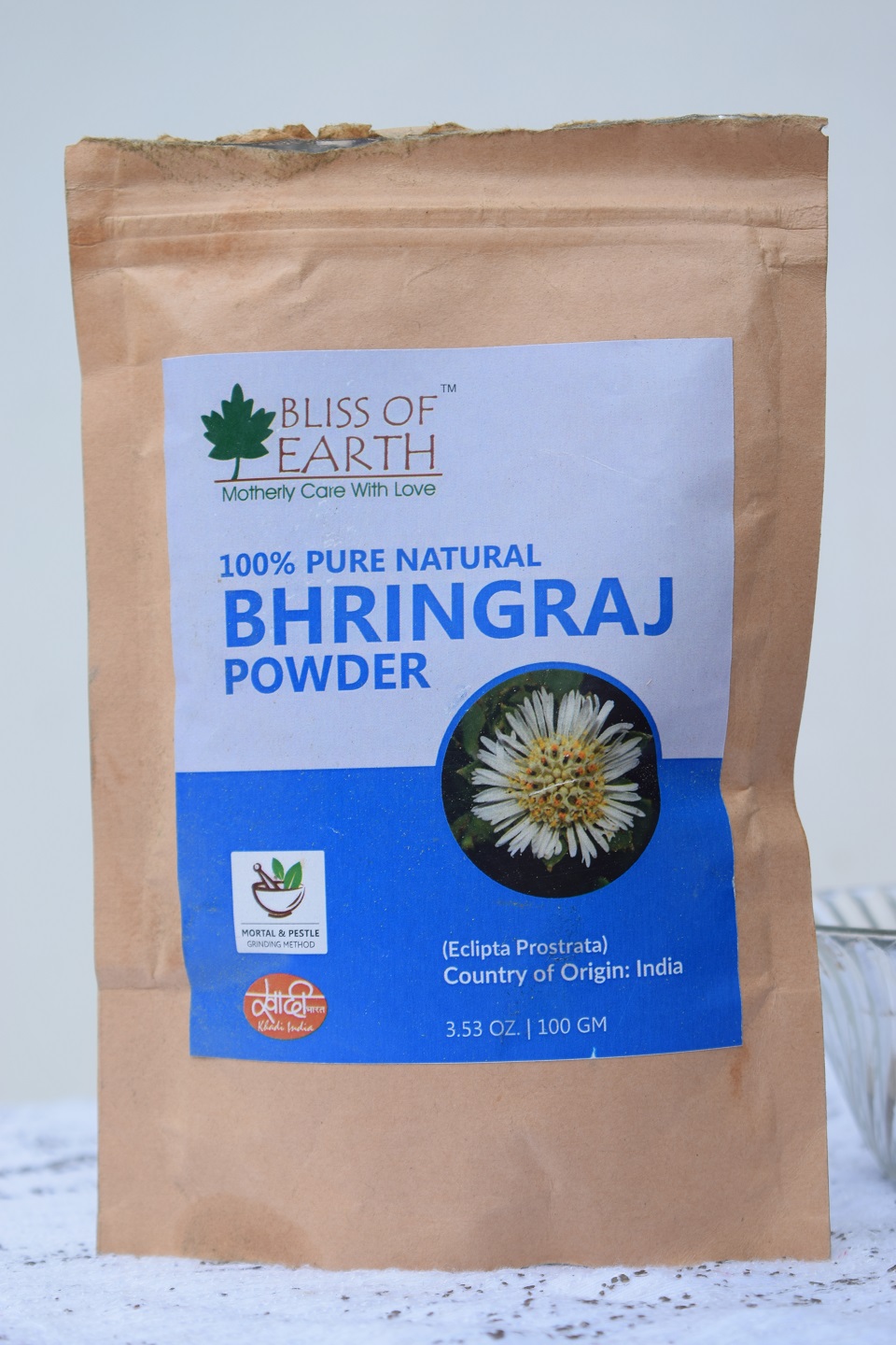 Bliss Of Earth 100% Pure Natural Bhringraj Powder