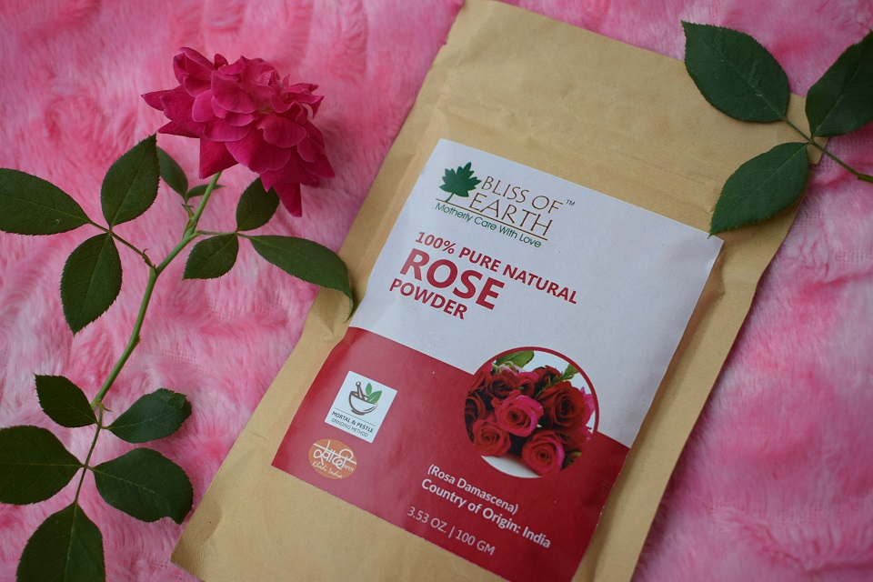 Bliss Of Earth 100% Pure Natural Rose Powder