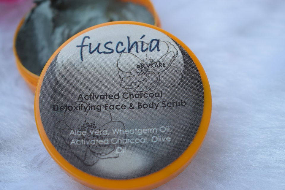 Fuschia Activated Charcoal Detoxifying Face & Body Scrub (2)