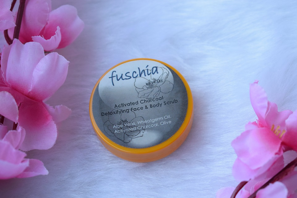 Fuschia Activated Charcoal Detoxifying Face & Body Scrub (3)