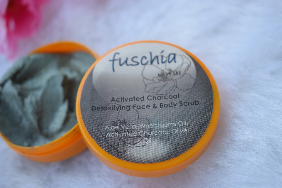 Fuschia Activated Charcoal Detoxifying Face & Body Scrub (4)