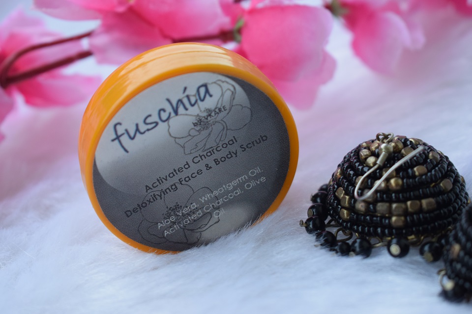 Fuschia Activated Charcoal Detoxifying Face & Body Scrub