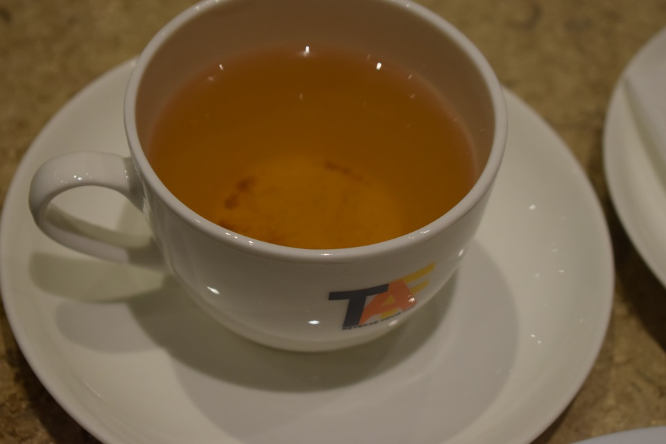 Ultra Delicious Cinnamon Green Tea At TAF