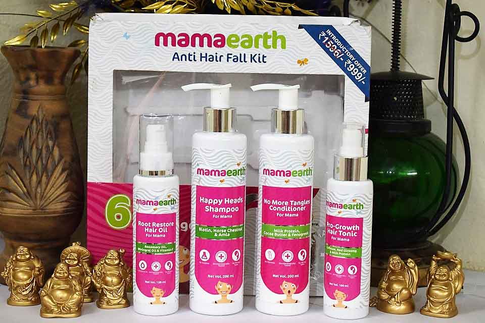 MamaEarth Anti Hair Fall Kit : Review - High On Gloss