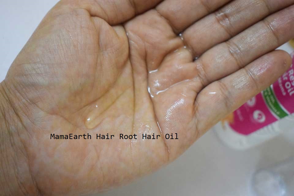 Texture, Color, Consistency Mamaearth Hair Oil