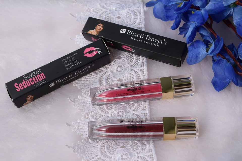 Bharti Taneja Makeup Essential Sweet seductive Lipstick 01, 05 - Cover