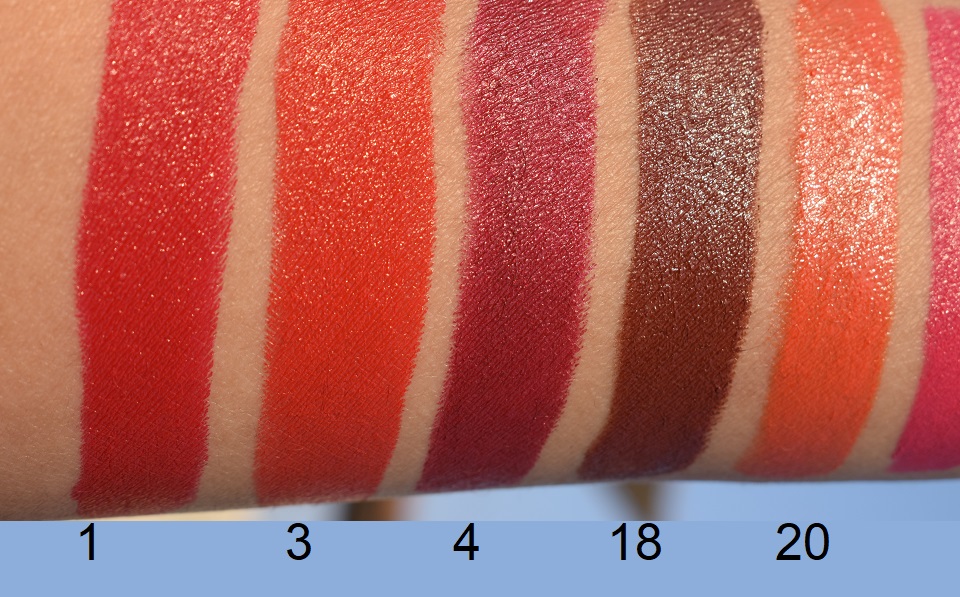 NELF 9am To 6pm All Day Long Lipstick - Swatches (2)