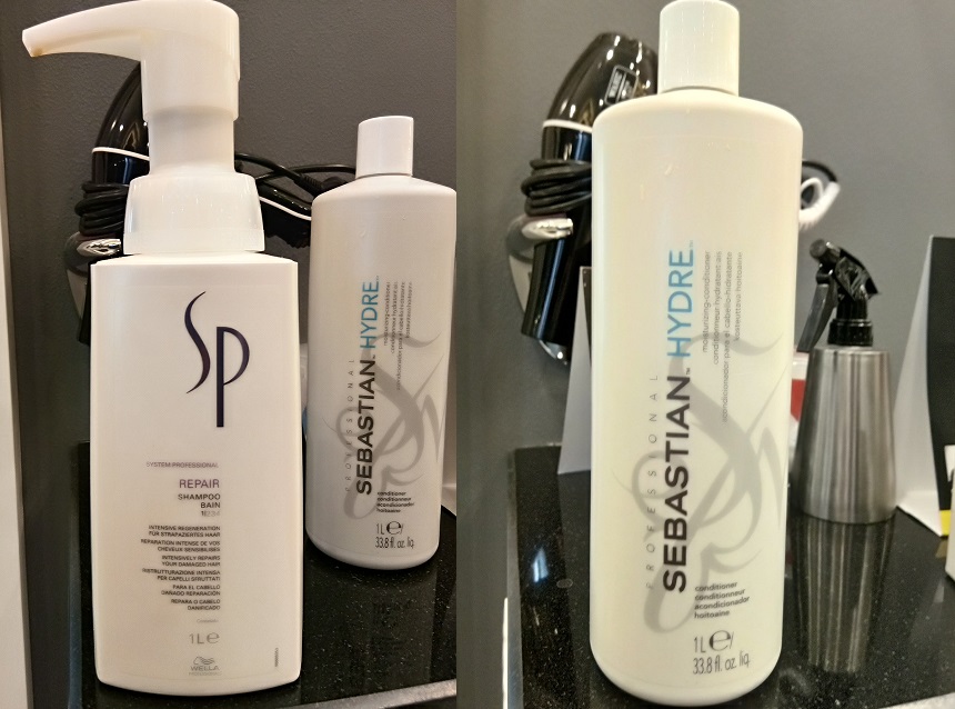 SP Repair Shampoo & Sebastian Hydre Conditioner