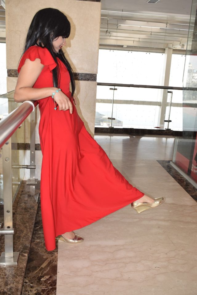 Red Long Maxi Dress