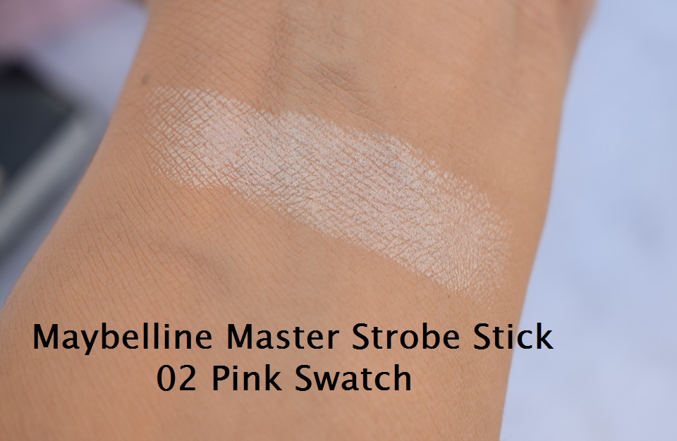 Maybelline Master Strobe Stick 02 Pink Swatch
