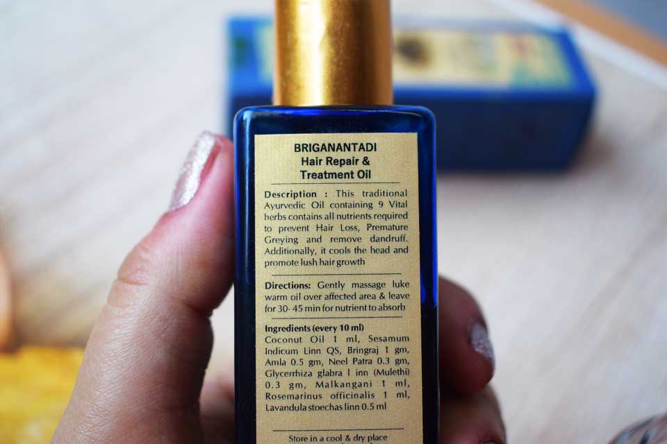 Blue Nectar Briganantadi Hair Repair & Treatment Oil : Review - High On  Gloss