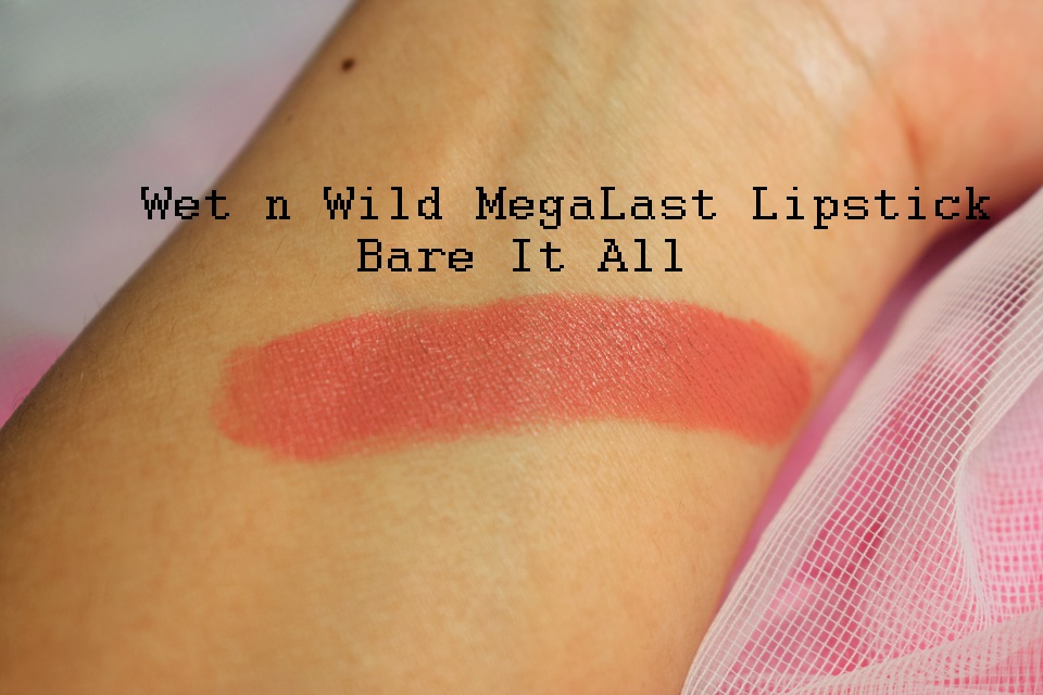 Wet n Wild MegaLast Lipstick - Bare It All Swatch