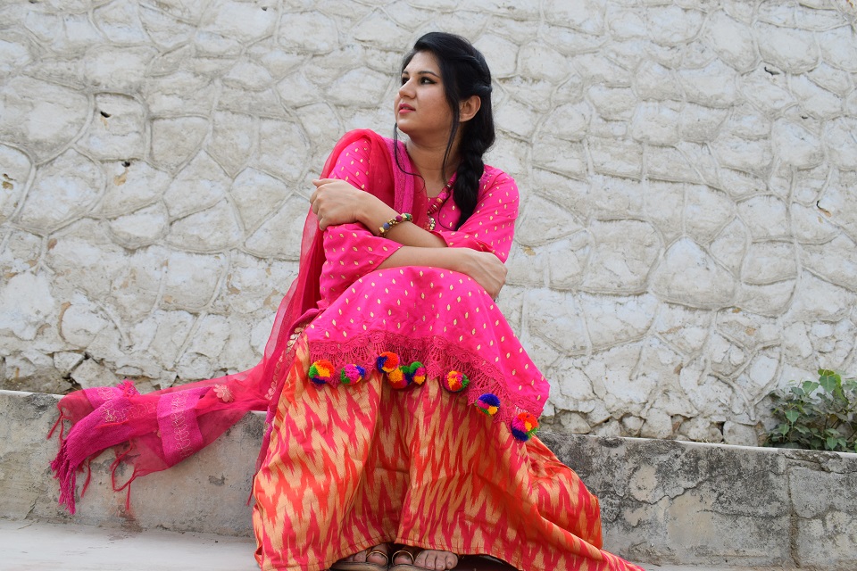 Lilac Kurti and Skirt Set – Mani Bhatia Designs