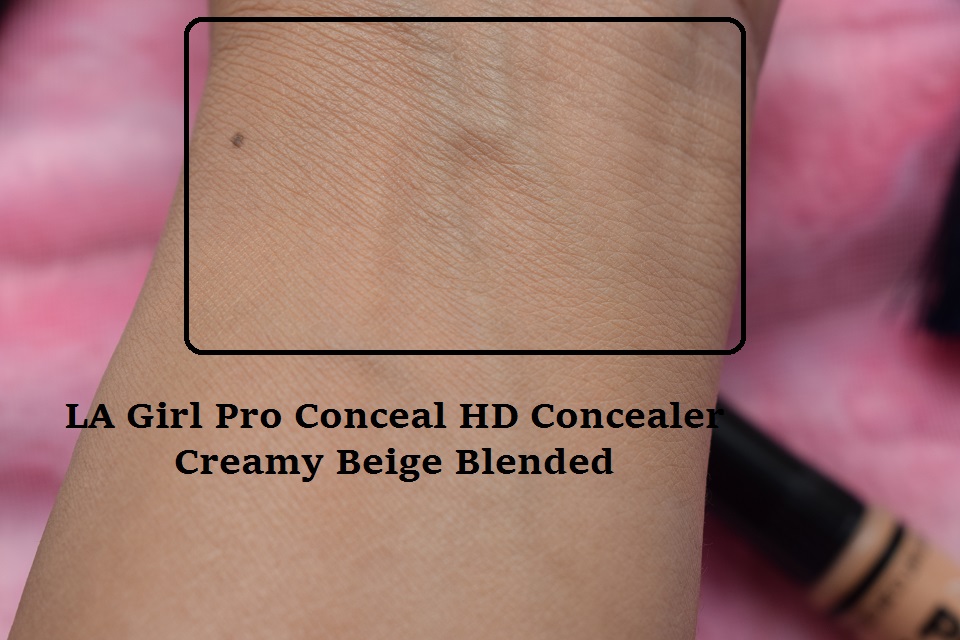 LA Girl Pro Conceal HD Concealer in Creamy Beige Blended