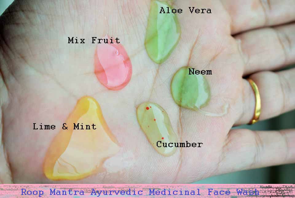 Roop Mantra Face Wash Swatches