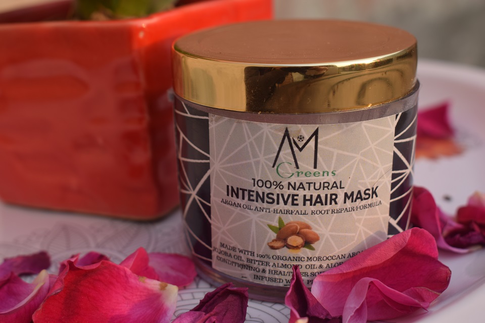 AM Greens 100% Natural Intensive Mask- Pre Shampoo Hair Mask