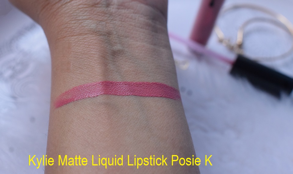 Kylie Cosmetics Matte Liquid Lipstick Posie K Swatch